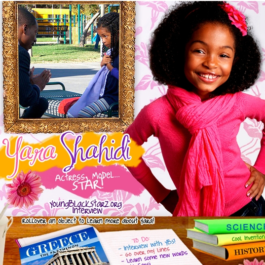 Dreamfleur Project: Actress Yara Shahidi Interactive Interview Design